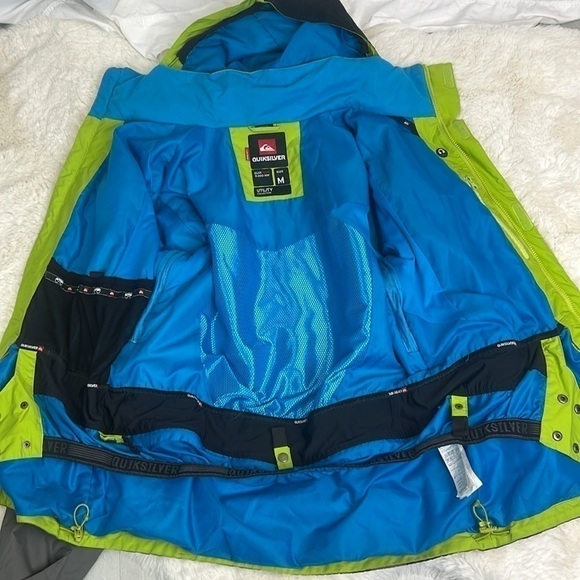 Quiksilver Men’s Ski Coat with Hood Utility Collection Regular Fit Size M - Picture 4 of 16